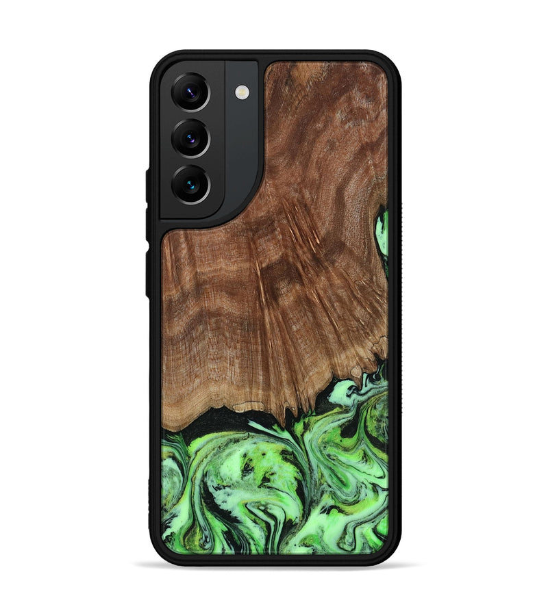 Galaxy S22 Plus Wood Phone Case - Lynda (Green, 814705)