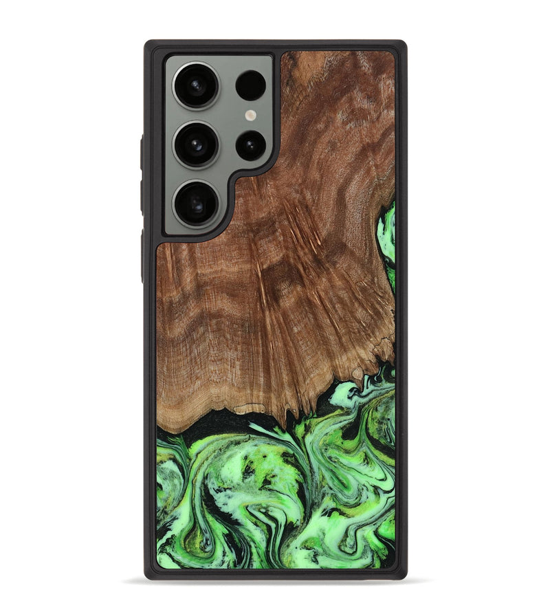 Galaxy S23 Ultra Wood Phone Case - Lynda (Green, 814705)