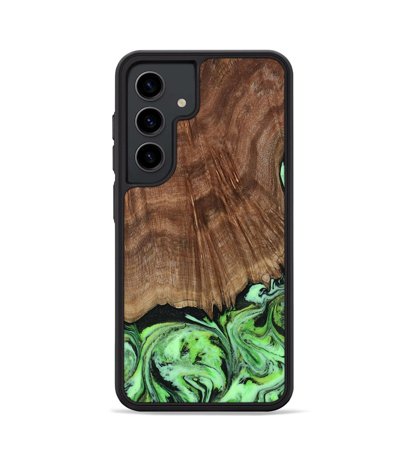Galaxy S24 Wood Phone Case - Lynda (Green, 814705)