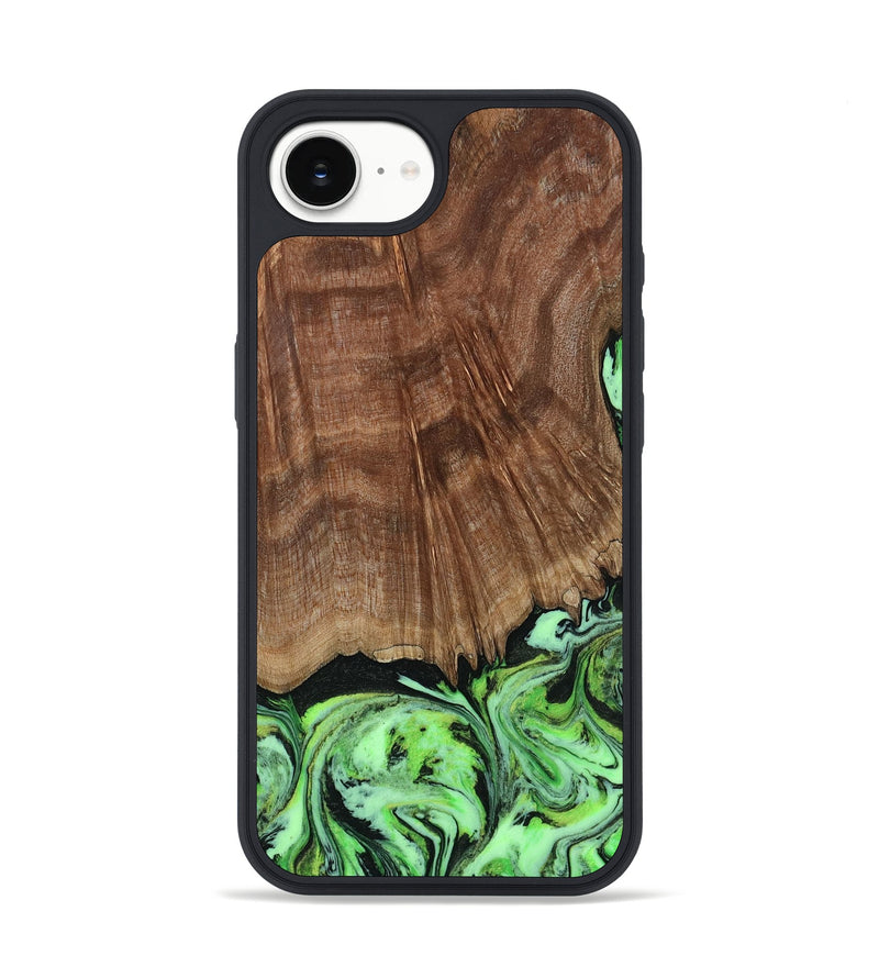 iPhone 17e Wood Phone Case - Lynda (Green, 814705)