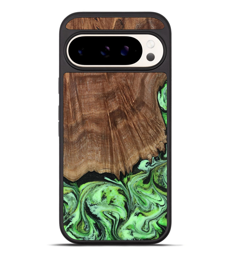 Pixel 10 Pro XL Wood Phone Case - Lynda (Green, 814705)