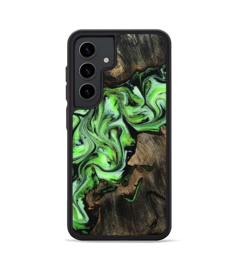 Galaxy S24 Wood Phone Case - Carrie (Green, 814709)