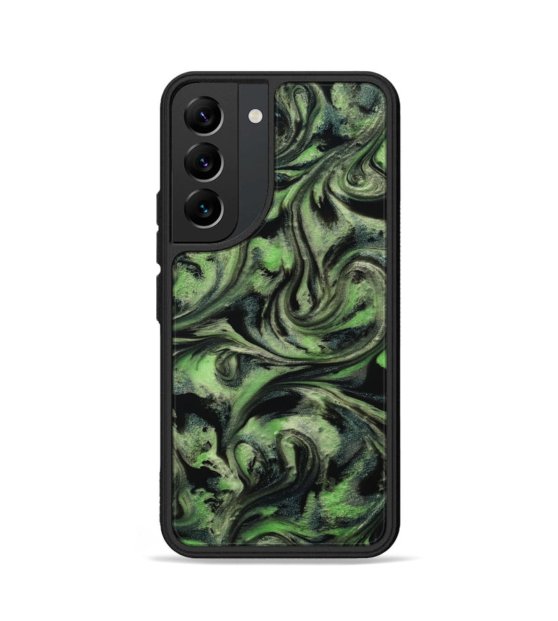 Galaxy S22 ResinArt Phone Case - Alessia (Green, 814710)