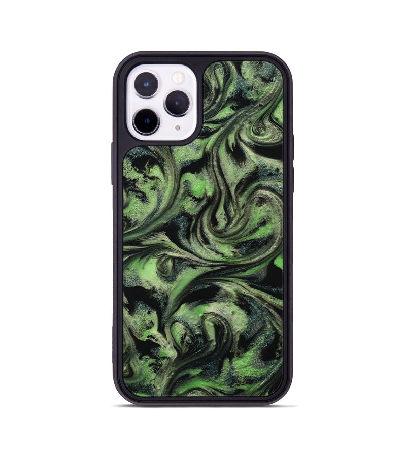 iPhone 11 Pro ResinArt Phone Case - Alessia (Green, 814710)