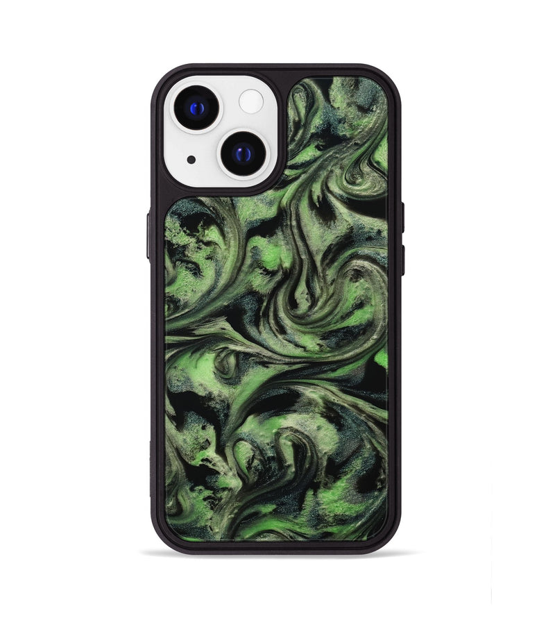 iPhone 13 ResinArt Phone Case - Alessia (Green, 814710)