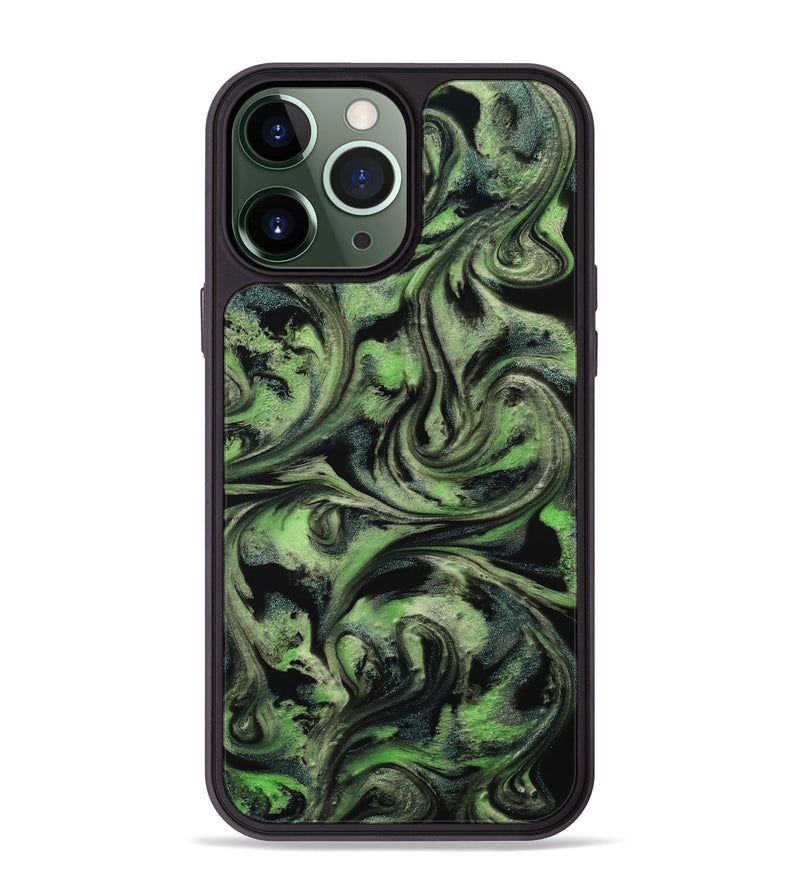iPhone 13 Pro Max ResinArt Phone Case - Alessia (Green, 814710)