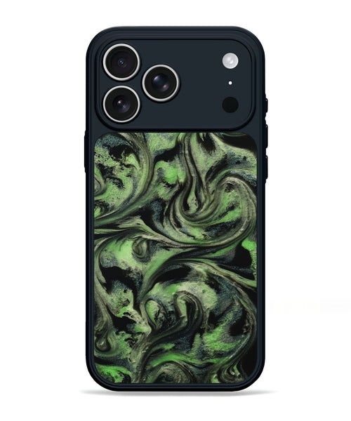 iPhone 17 Pro Max ResinArt Phone Case - Alessia (Green, 814710)