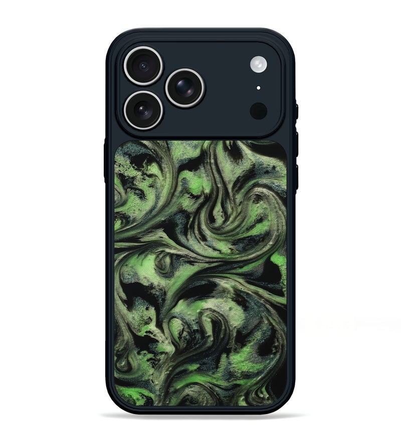 iPhone 17 Pro Max ResinArt Phone Case - Alessia (Green, 814710)