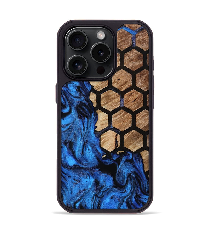 iPhone 16 Pro Wood Phone Case - Tamie (Pattern, 814719)