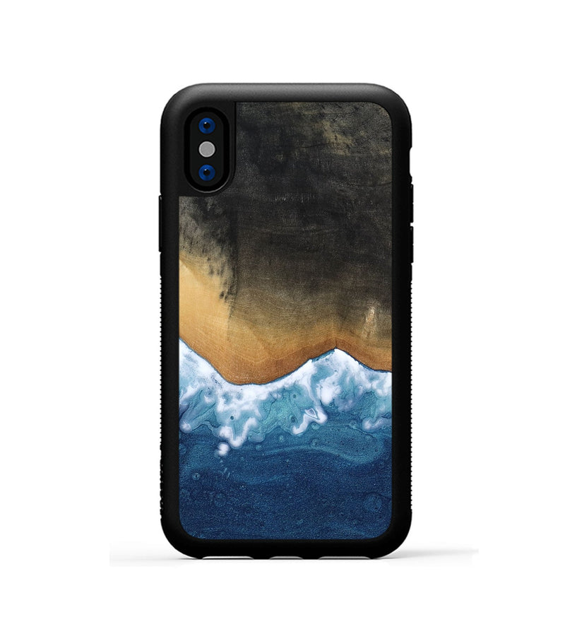 iPhone Xs Wood Phone Case - Cathie (Coastal, 814735)