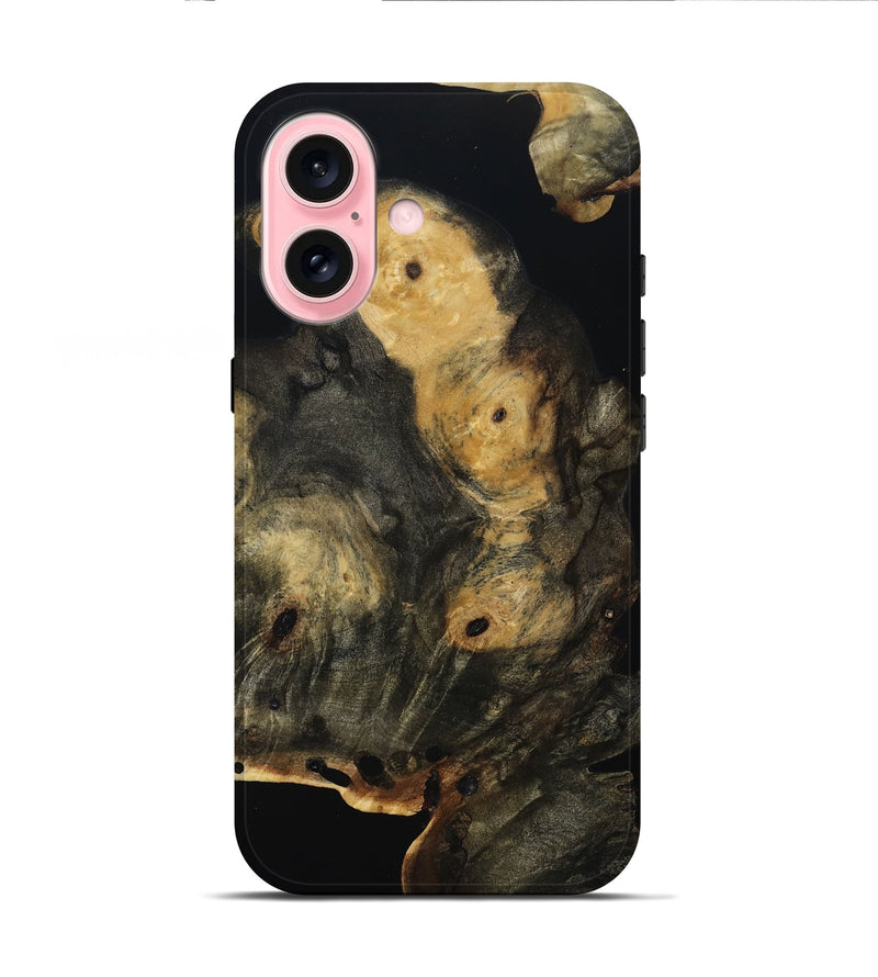 iPhone 16 Wood Live Edge Phone Case - Shannan (Wood Burl, 814770)