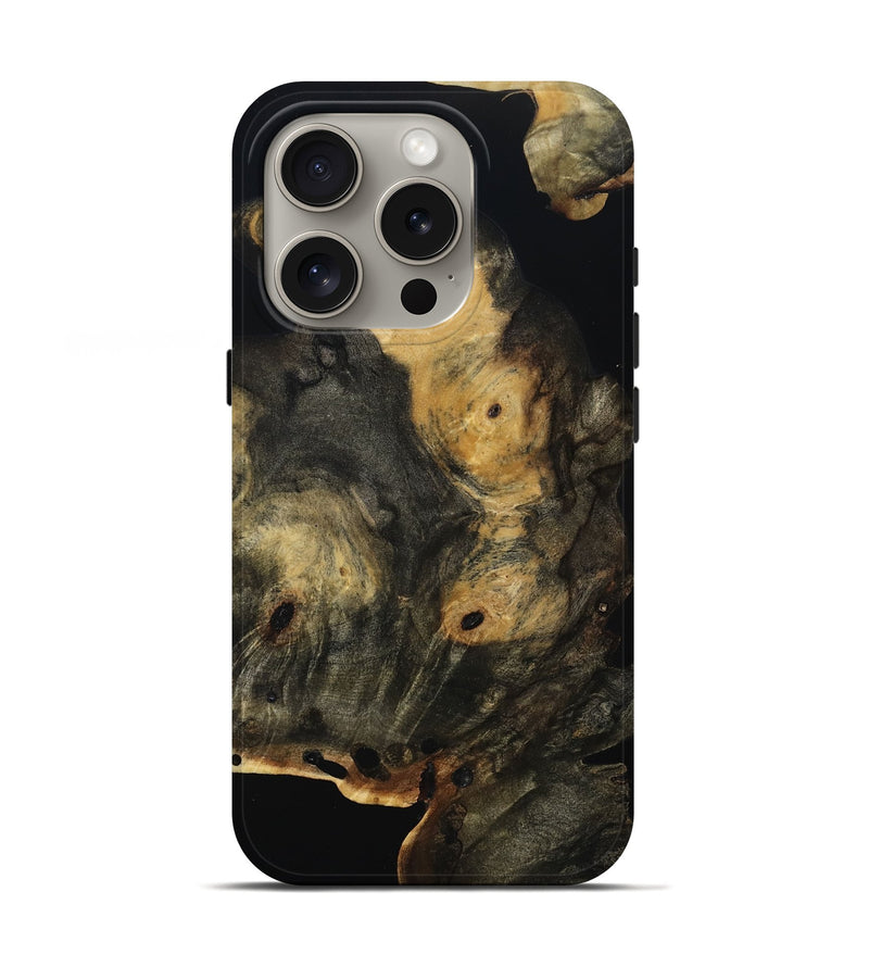 iPhone 16 Pro Wood Live Edge Phone Case - Shannan (Wood Burl, 814770)