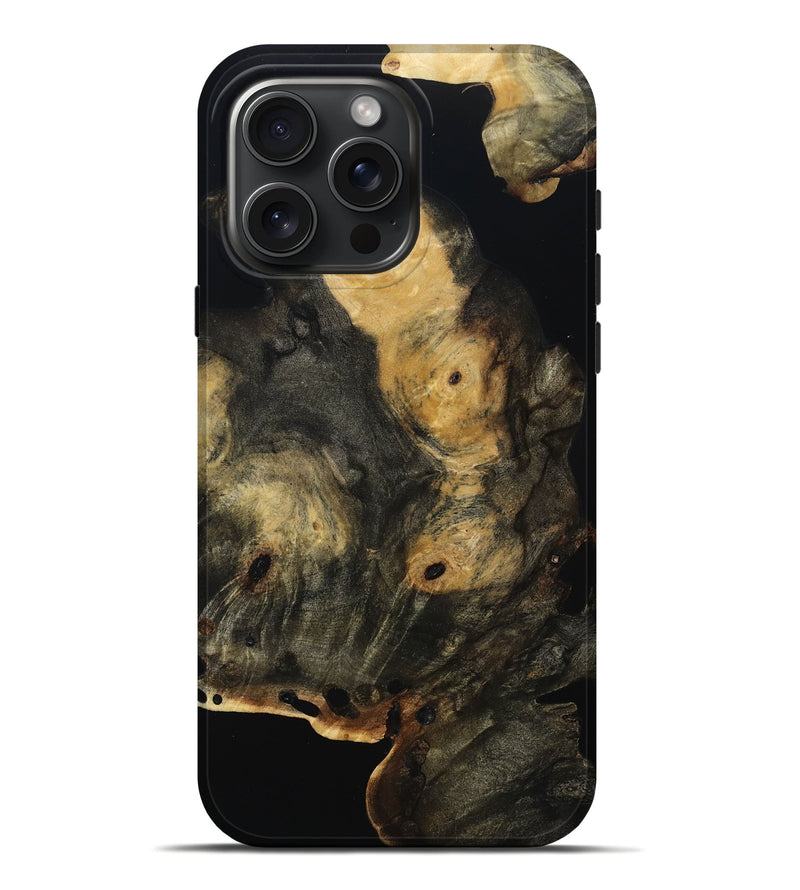 iPhone 16 Pro Max Wood Live Edge Phone Case - Shannan (Wood Burl, 814770)
