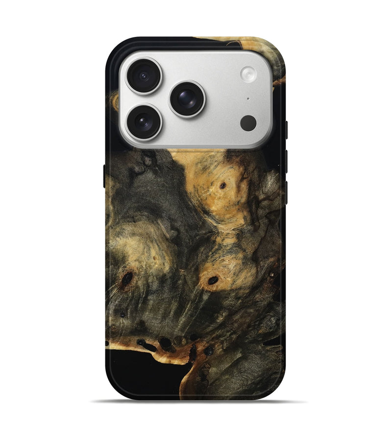 iPhone 17 Pro Wood Live Edge Phone Case - Shannan (Wood Burl, 814770)