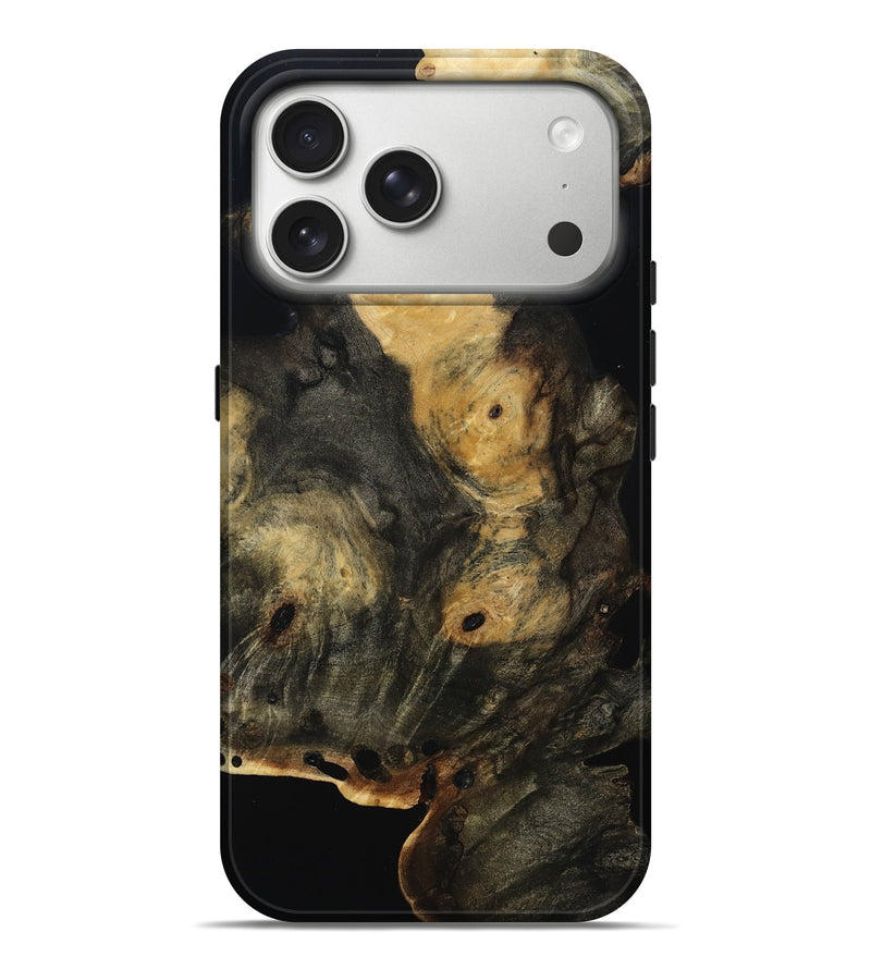 iPhone 17 Pro Max Wood Live Edge Phone Case - Shannan (Wood Burl, 814770)