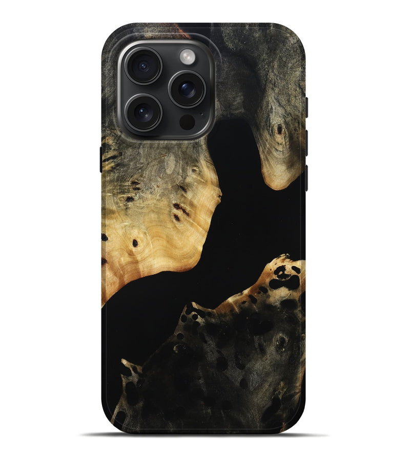 iPhone 16 Pro Max Wood Live Edge Phone Case - Elzie (Wood Burl, 814771)