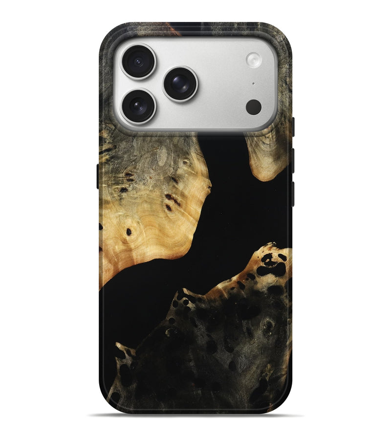 iPhone 17 Pro Max Wood Live Edge Phone Case - Elzie (Wood Burl, 814771)