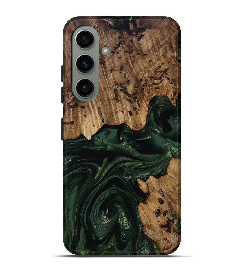 Galaxy S24 Plus Wood Live Edge Phone Case - Brant (Green, 814773)
