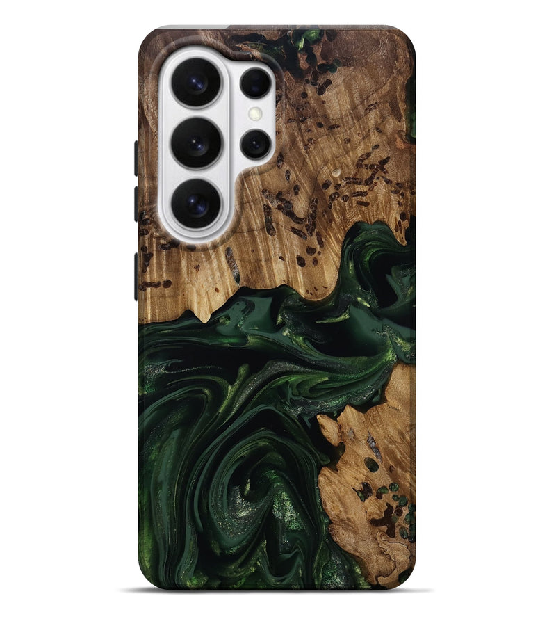 Galaxy S26 Ultra Wood Live Edge Phone Case - Brant (Green, 814773)