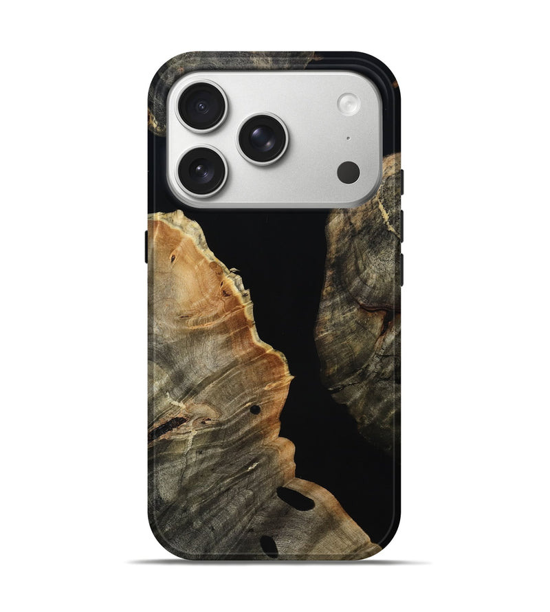 iPhone 17 Pro Wood Live Edge Phone Case - Laura (Wood Burl, 814776)