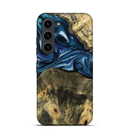 Galaxy S23 Wood Live Edge Phone Case - Leo (Blue, 814784)
