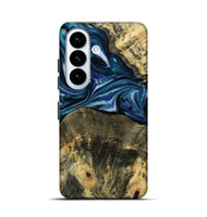 Galaxy S26 Wood Live Edge Phone Case - Leo (Blue, 814784)