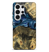 Galaxy S26 Ultra Wood Live Edge Phone Case - Leo (Blue, 814784)