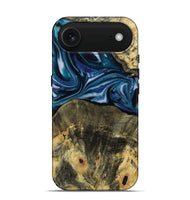 iPhone 17 Air Wood Live Edge Phone Case - Leo (Blue, 814784)
