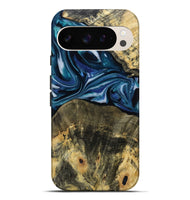 Pixel 10 Pro XL Wood Live Edge Phone Case - Leo (Blue, 814784)