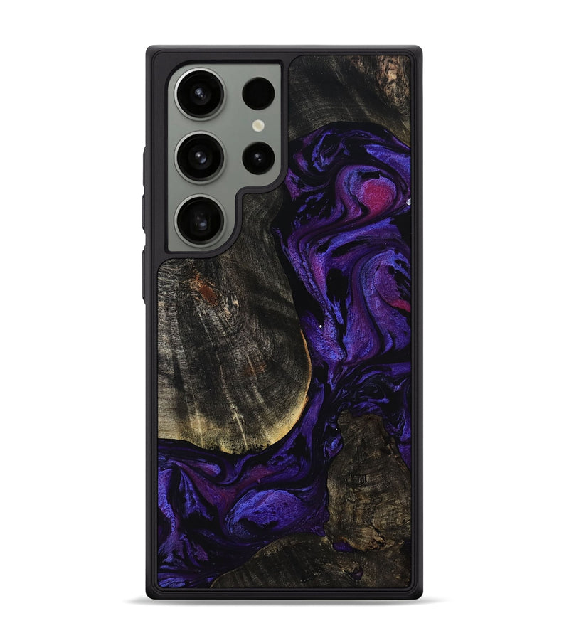 Galaxy S24 Ultra Wood Phone Case - Rosalee (Purple, 814801)
