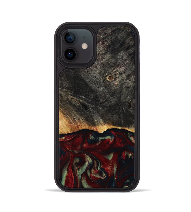 iPhone 12 Wood Phone Case - Millie (Red, 814804)