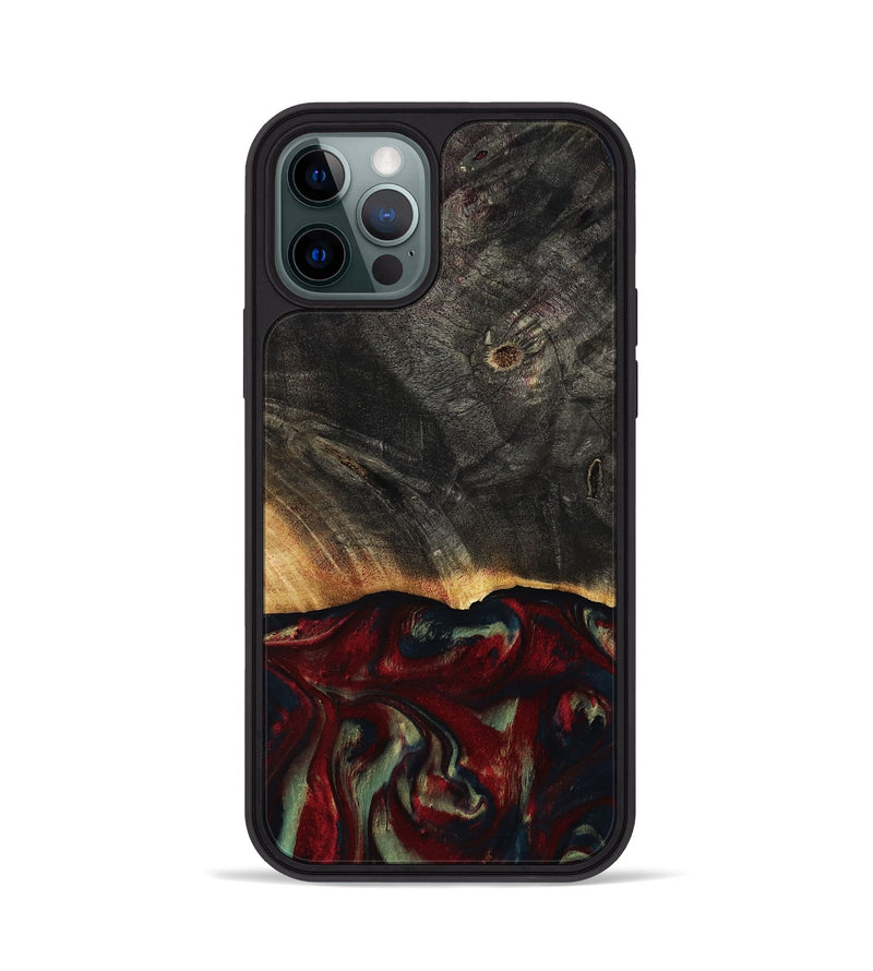 iPhone 12 Pro Wood Phone Case - Millie (Red, 814804)