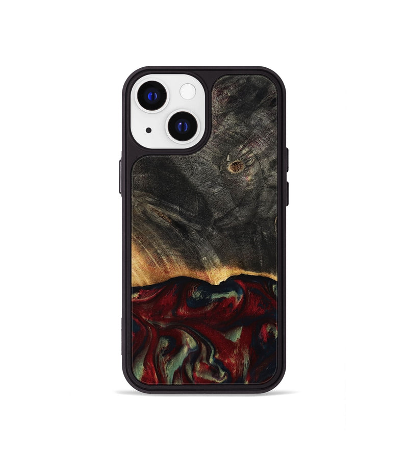 iPhone 13 mini Wood Phone Case - Millie (Red, 814804)