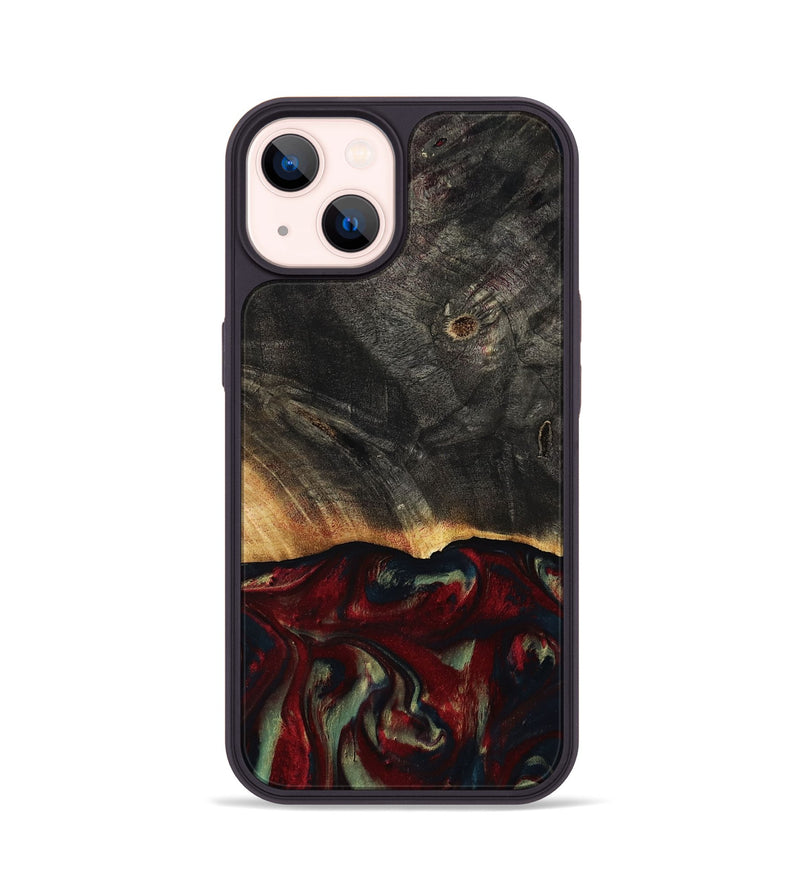 iPhone 14 Wood Phone Case - Millie (Red, 814804)
