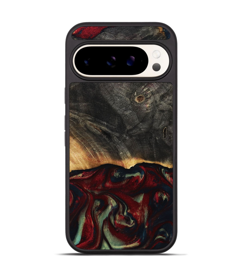 Pixel 9 Wood Phone Case - Millie (Red, 814804)