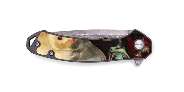 EDC Wood Pocket Knife - Mariann (Red, 814806)
