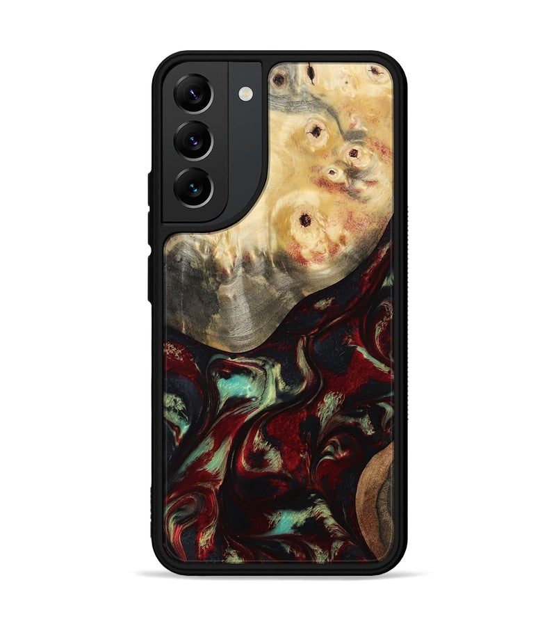 Galaxy S22 Plus Wood Phone Case - Mariann (Red, 814806)