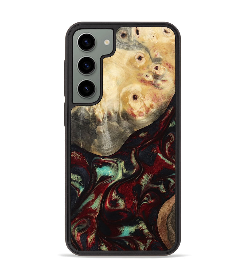 Galaxy S23 Plus Wood Phone Case - Mariann (Red, 814806)