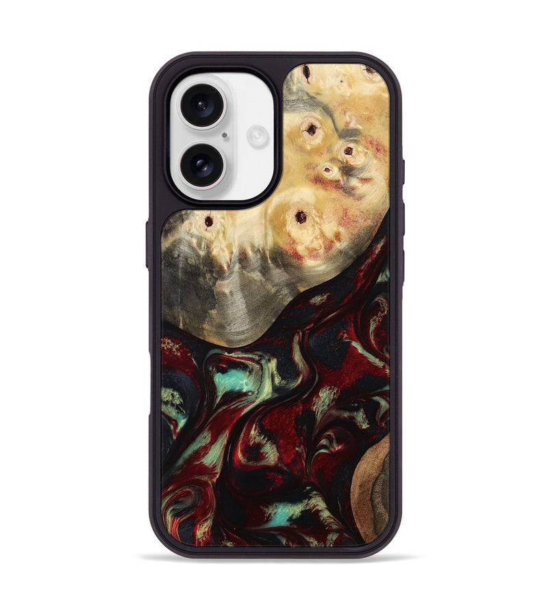iPhone 17 Wood Phone Case - Mariann (Red, 814806)