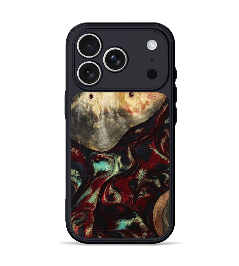 iPhone 17 Pro Wood Phone Case - Mariann (Red, 814806)