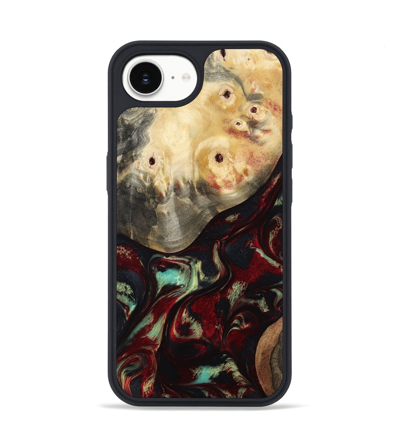 iPhone 17e Wood Phone Case - Mariann (Red, 814806)