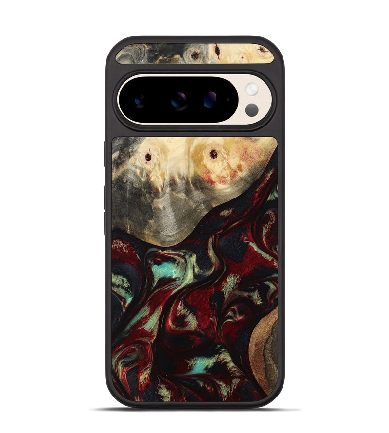 Pixel 10 Wood Phone Case - Mariann (Red, 814806)
