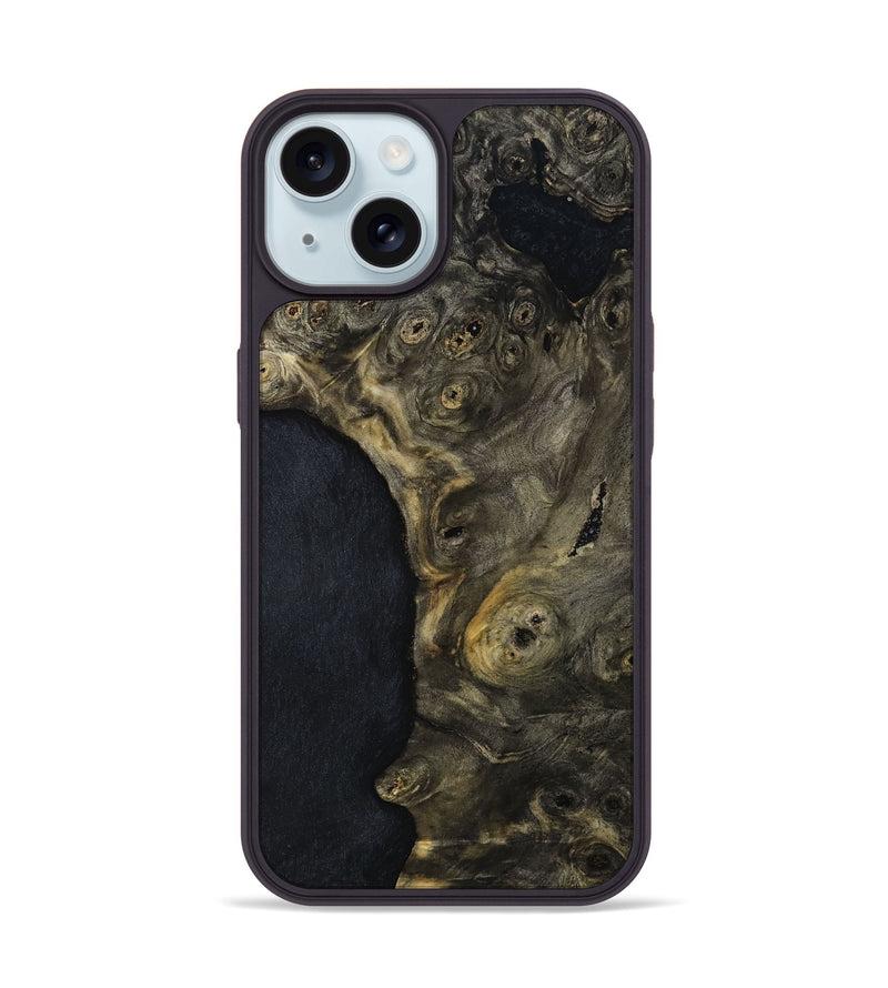 iPhone 15 Wood Phone Case - Kent (Wood Burl, 814841)