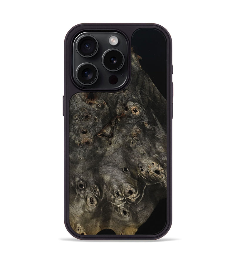 iPhone 15 Pro Wood Phone Case - Aden (Wood Burl, 814843)