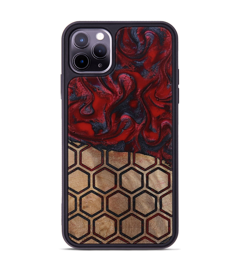 iPhone 11 Pro Max Wood Phone Case - Symone (Pattern, 814848)