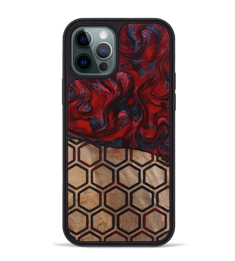 iPhone 12 Pro Max Wood Phone Case - Symone (Pattern, 814848)