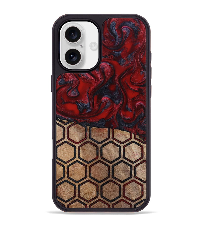 iPhone 16 Plus Wood Phone Case - Symone (Pattern, 814848)