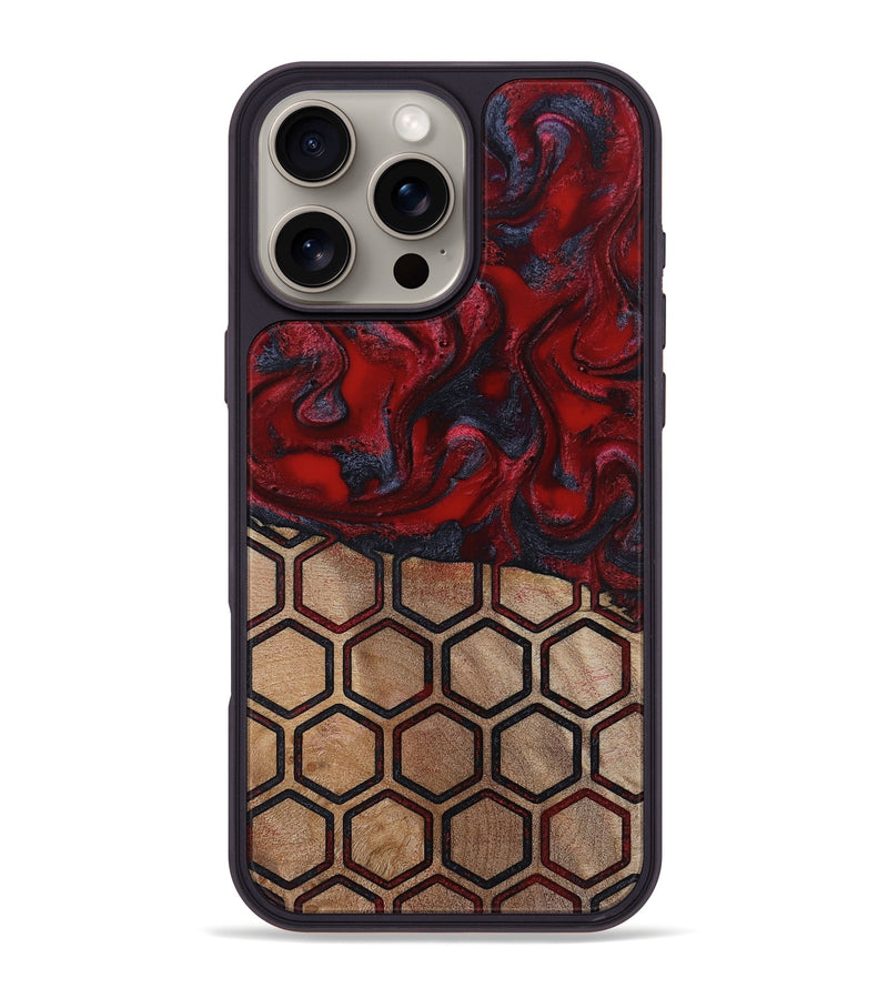 iPhone 16 Pro Max Wood Phone Case - Symone (Pattern, 814848)