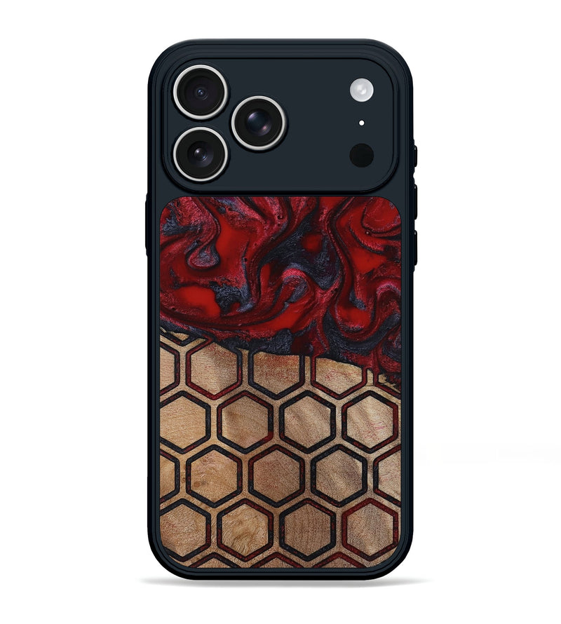 iPhone 17 Pro Max Wood Phone Case - Symone (Pattern, 814848)
