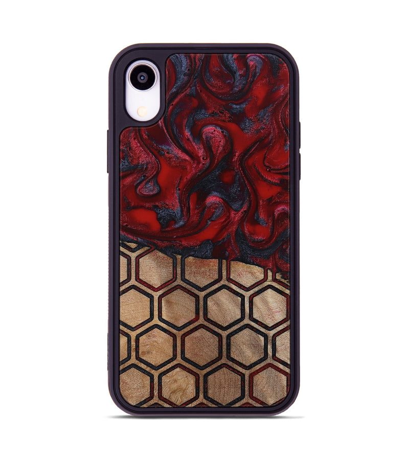 iPhone Xr Wood Phone Case - Symone (Pattern, 814848)